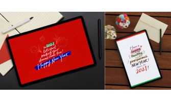 Season’s Greetings with a Twist: Master Calligraphy with the Galaxy Tab S7+